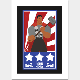 John Henry Posters and Art